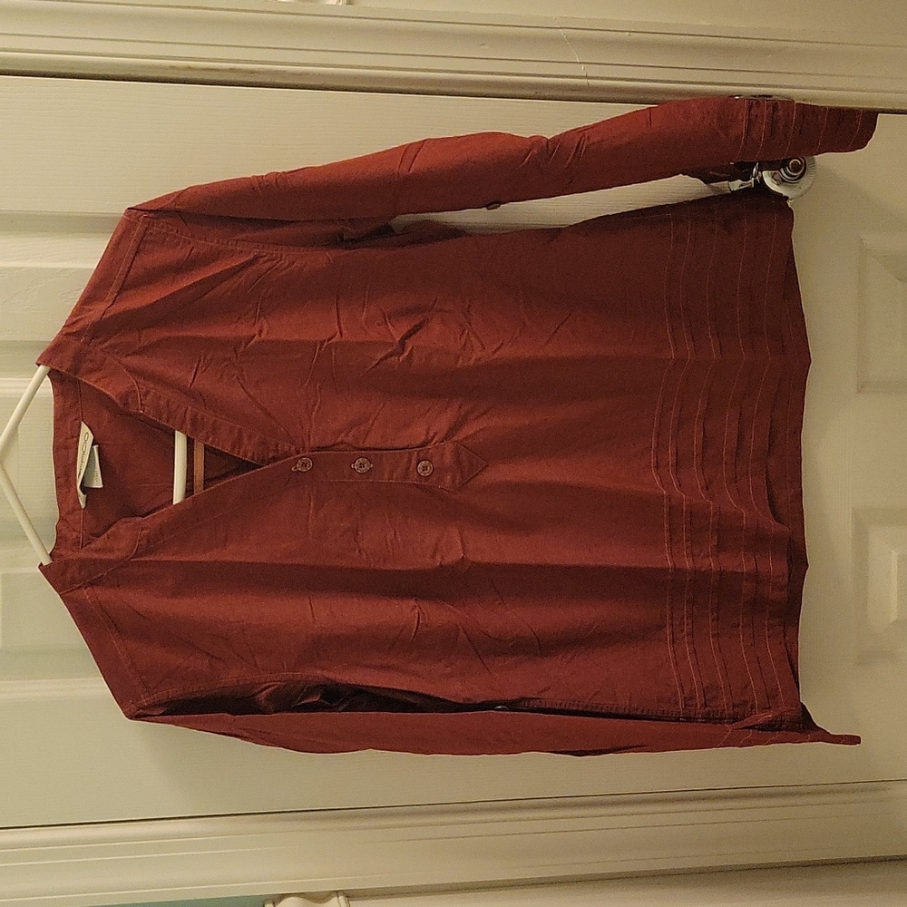Exoficio, size S/P, red shirt